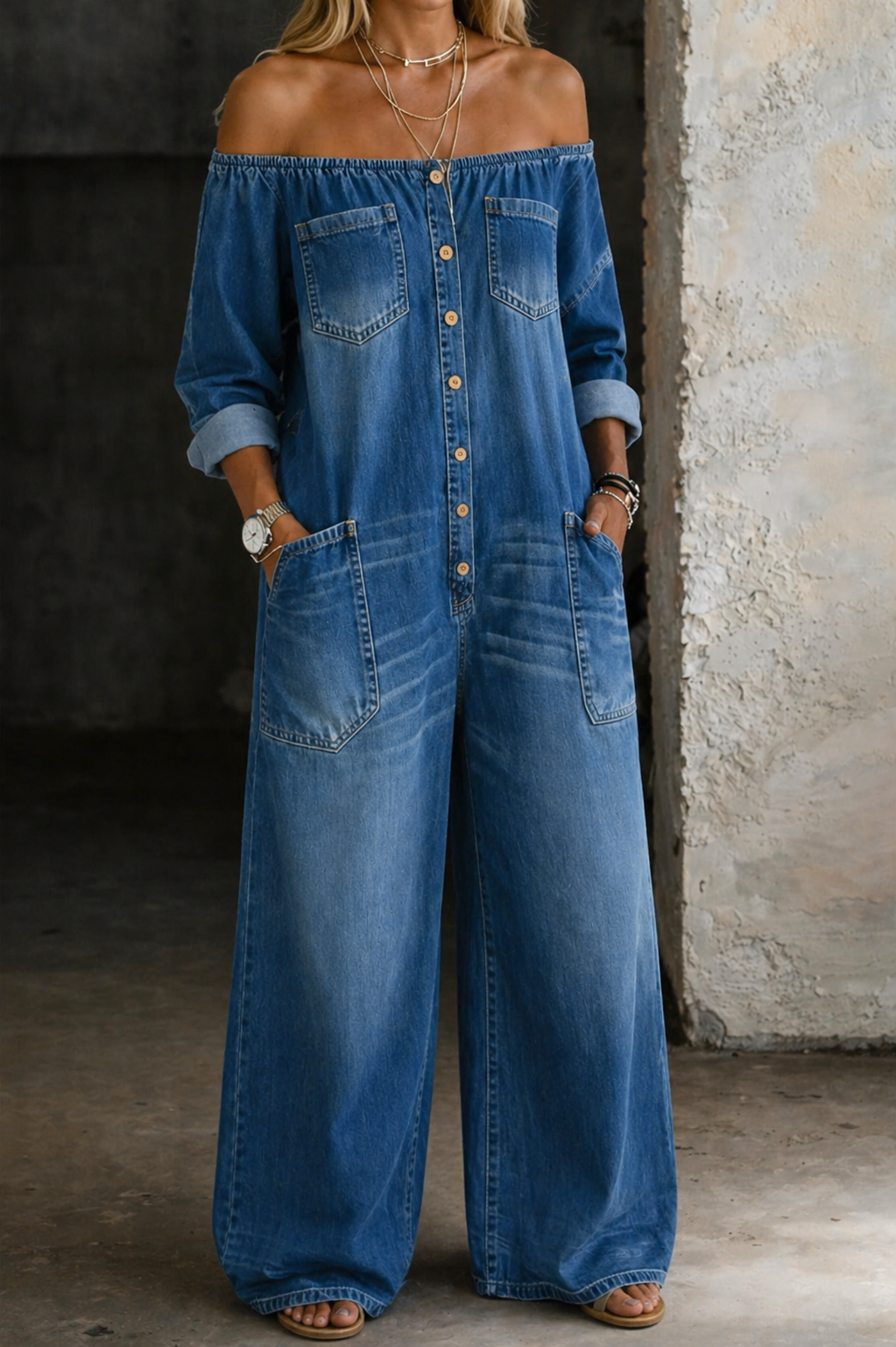 Black Jumpsuit Women with Long Sleeves and Relaxed Fit – Effortless Everyday Style 0
