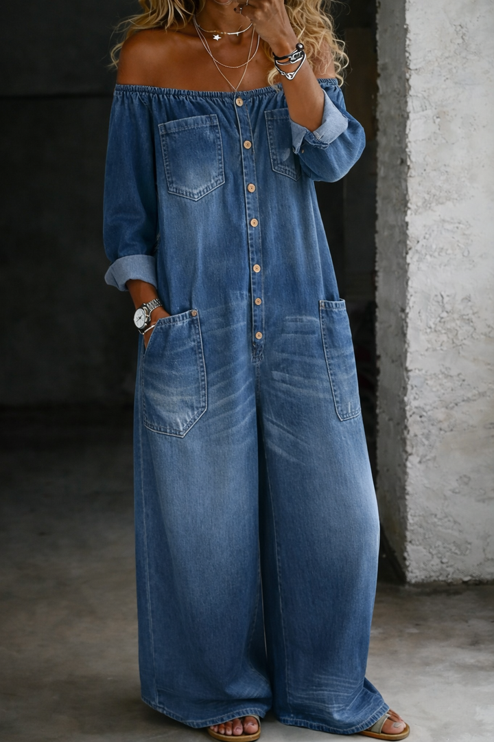 Black Jumpsuit Women with Long Sleeves and Relaxed Fit – Effortless Everyday Style 1