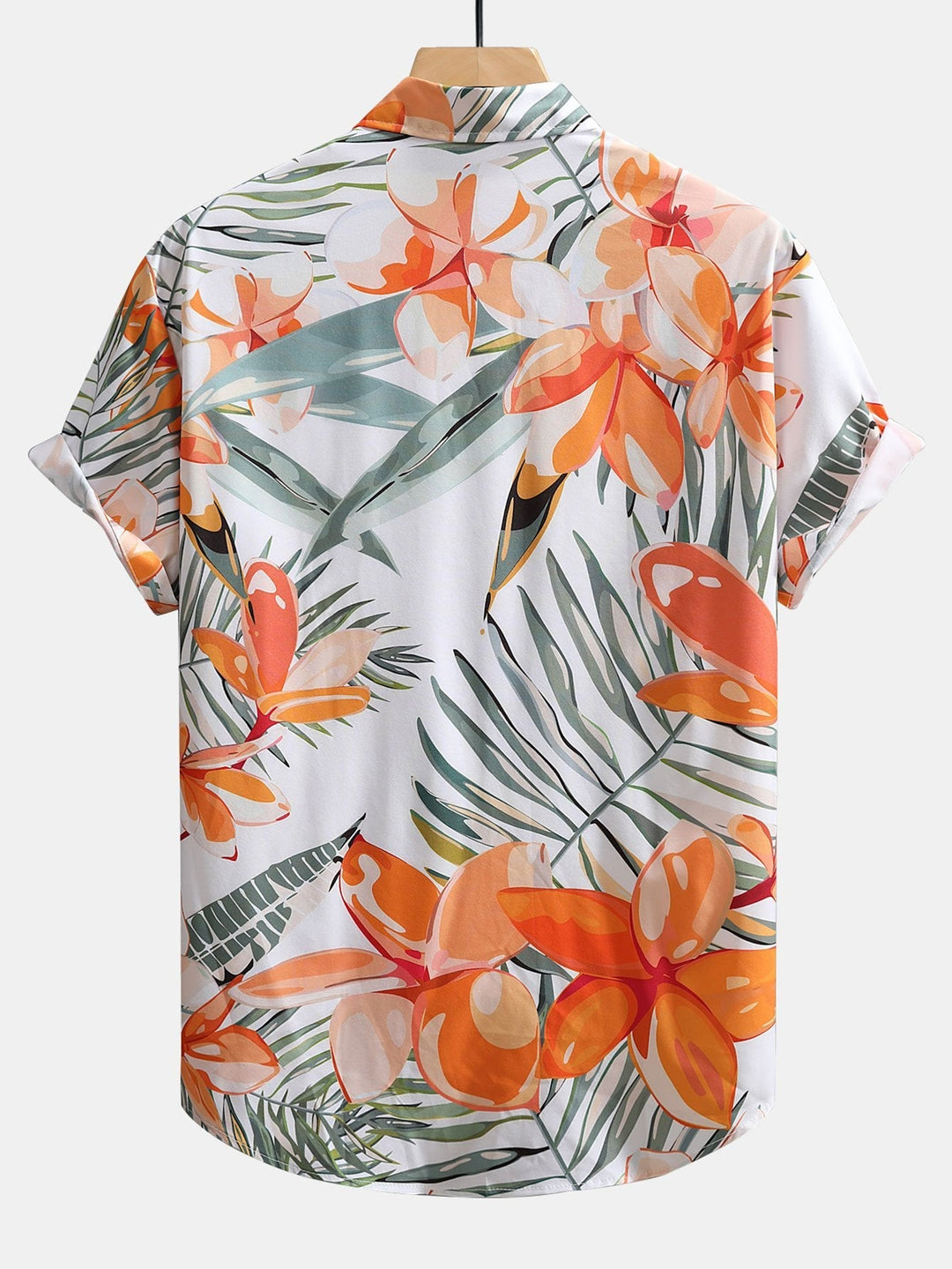 Floral print shirt and swim shorts set in a comfortable regular fit, made from 100% polyester and nylon for a stylish summer look. 7
