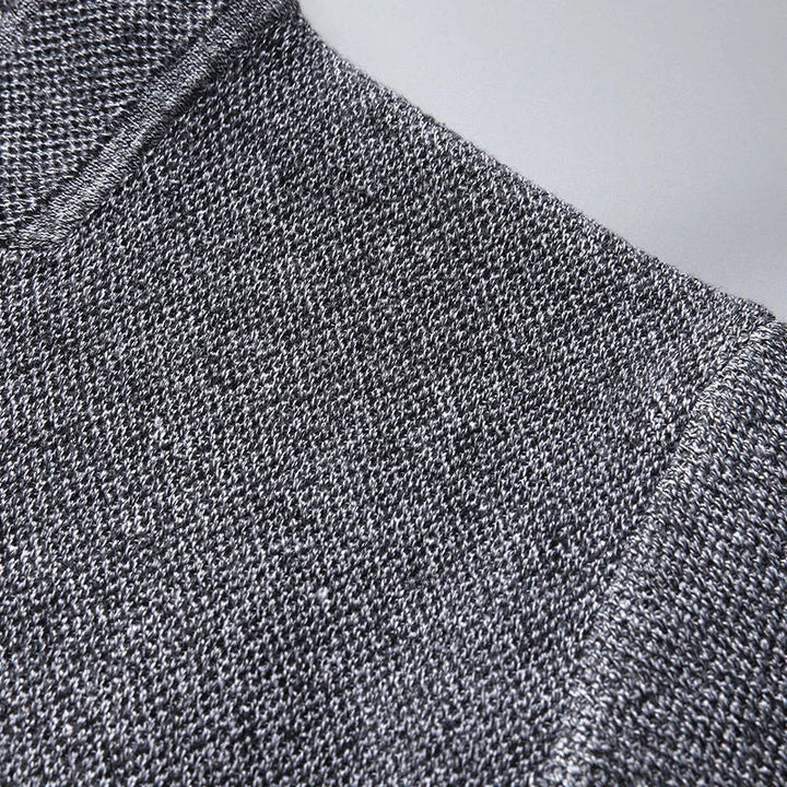 Men's Cardigan with Textured Knit Fabric – Lightweight Versatile Layering Piece for Casual and Smart-Casual Wear 1