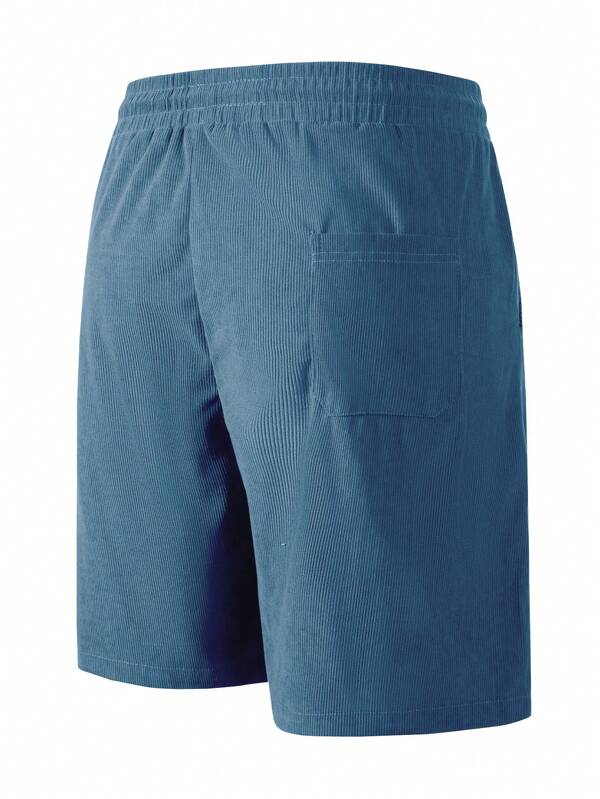Men's shorts featuring an adjustable drawstring, designed for a casual and lightweight fit, perfect for summer comfort and outdoor activities. 2