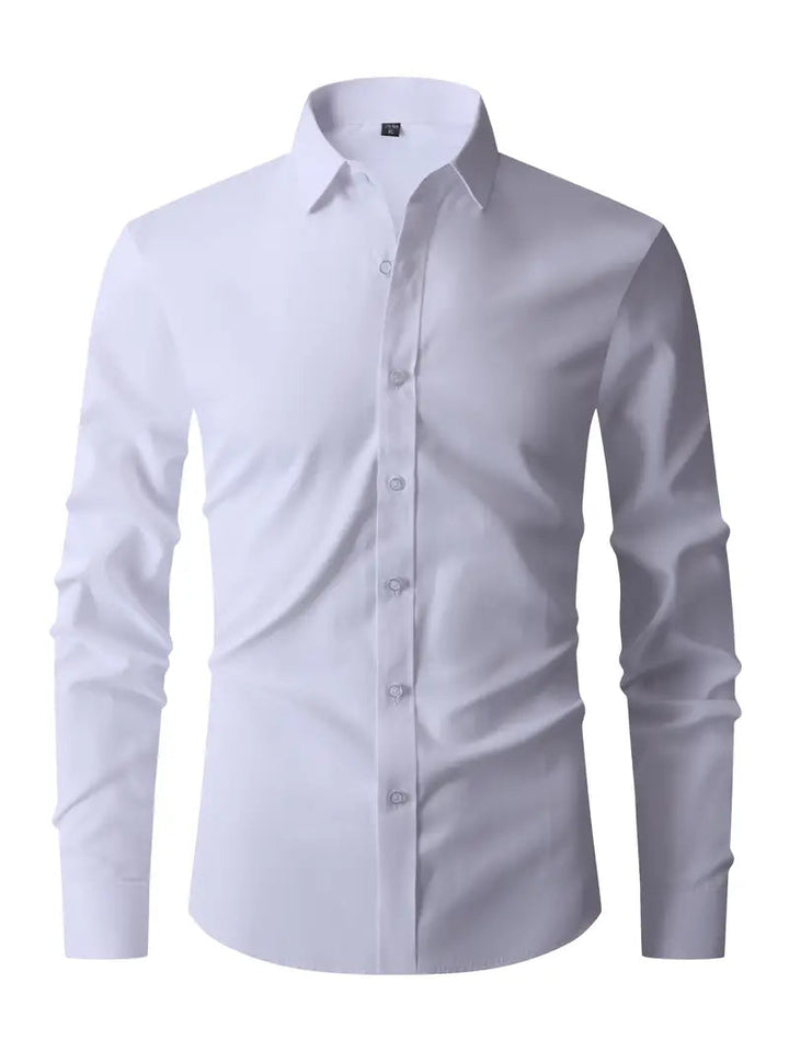 Men's Slim Fit Shirt with Button Closure – Versatile and Modern Design 1