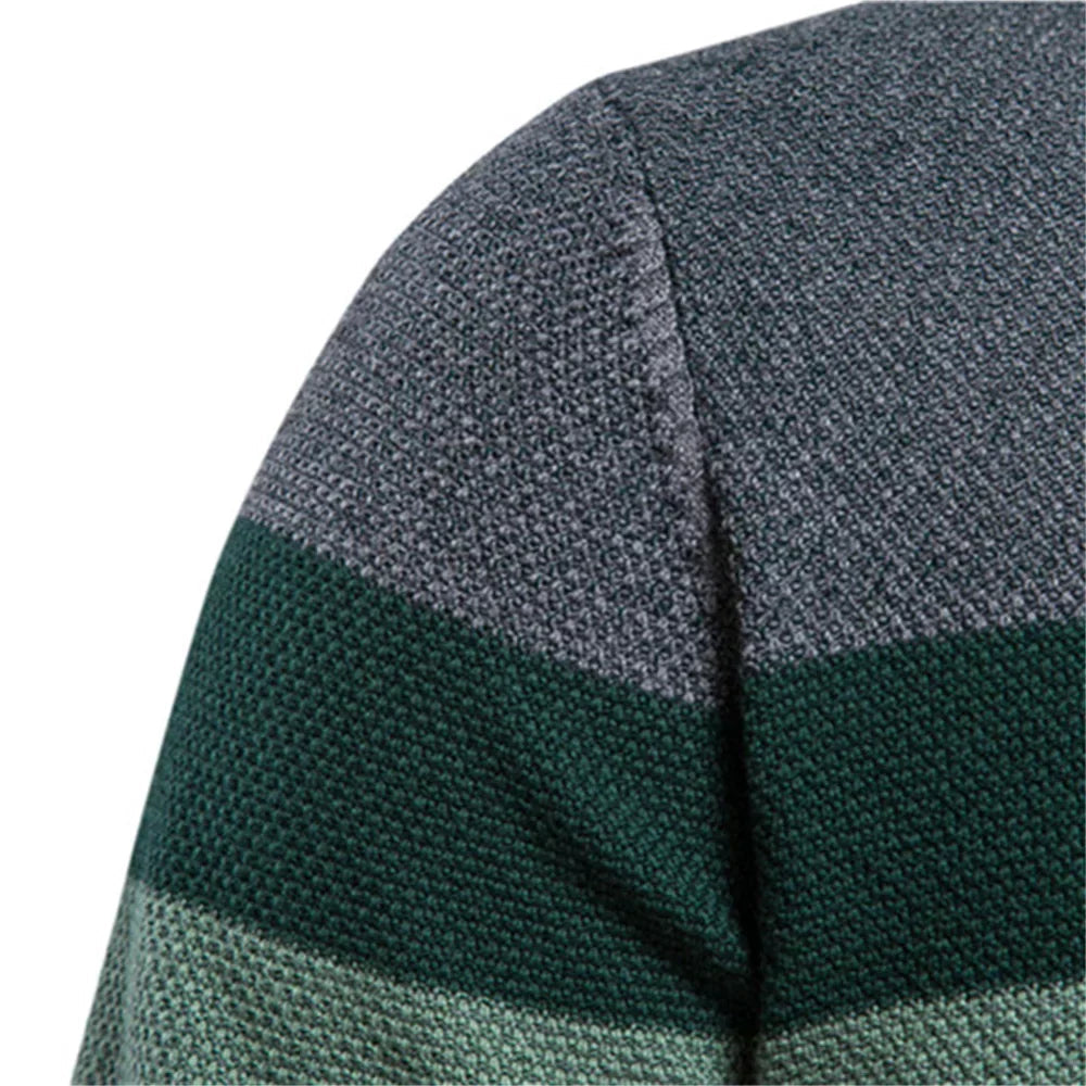 Men's Sweater in Soft-Knit Fabric for Comfortable Warmth – Classic Elegant Design in Blue 4