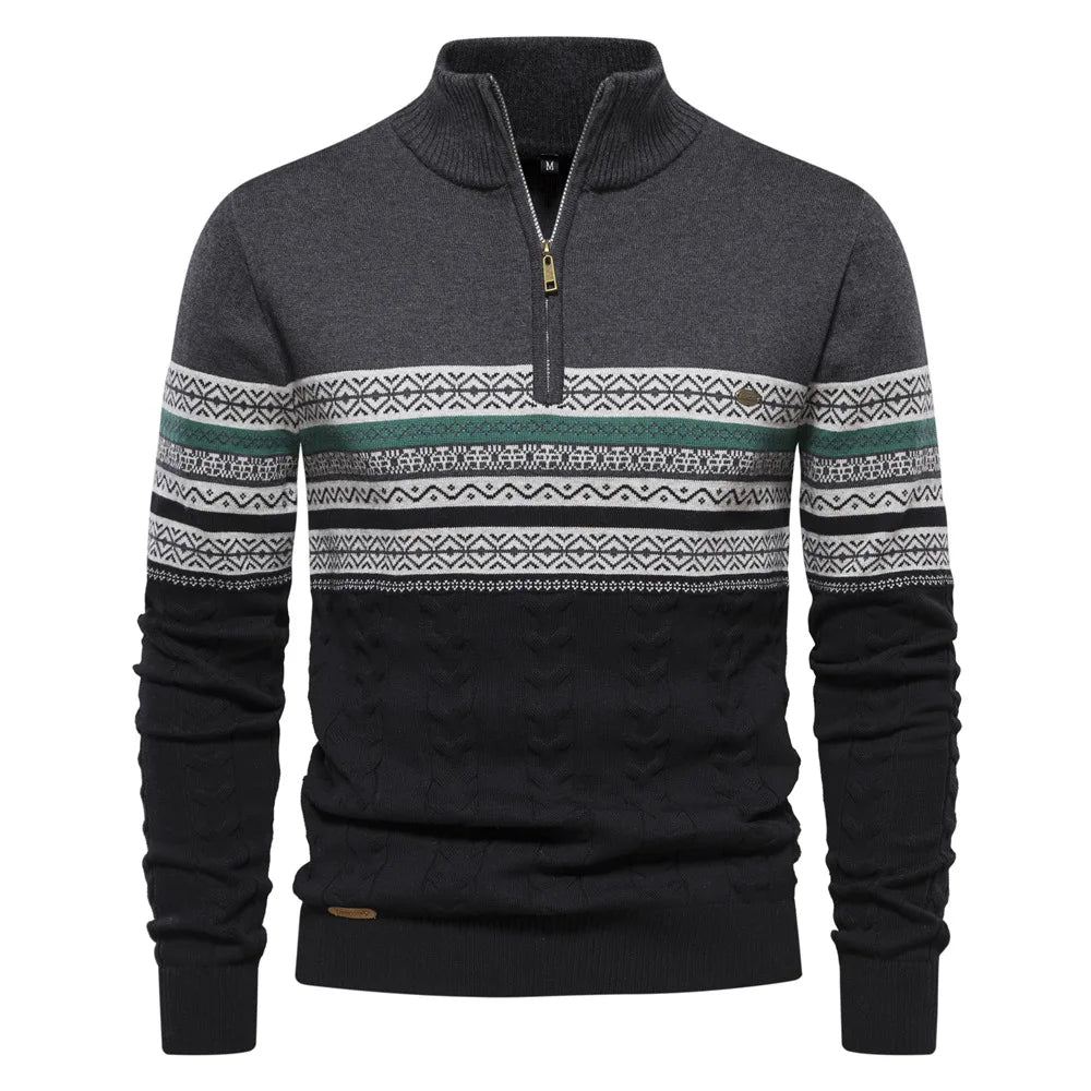 Men's Sweater with Soft-Knit Fabric - Classic Versatile Design for Everyday Wear - Warm and Comfortable 1