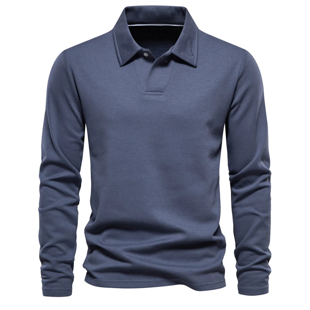 Men's Sweater with Soft Knit Fabric for Versatile Styling – Modern Classic Design in Elegant Neutral Color 1