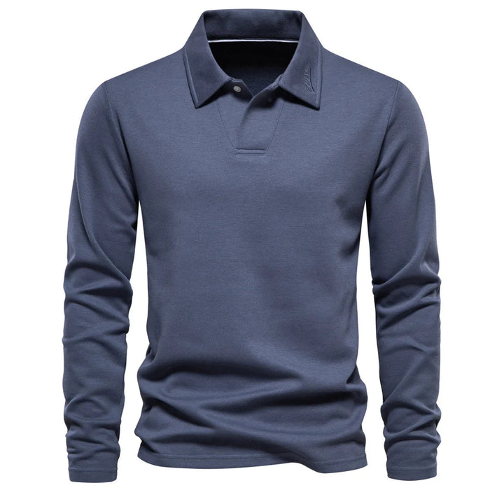 Men's Sweater with Soft Knit Fabric for Versatile Styling – Modern Classic Design in Elegant Neutral Color 1