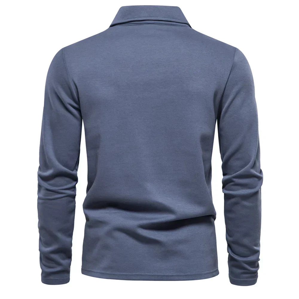 Men's Sweater with Soft Knit Fabric for Versatile Styling – Modern Classic Design in Elegant Neutral Color 5