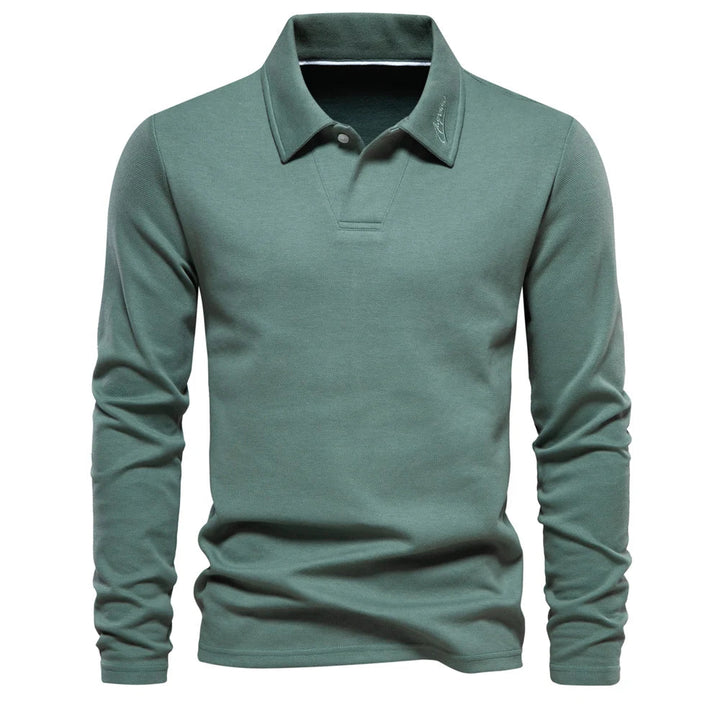 Men's Sweater with Soft Knit Fabric for Versatile Styling – Modern Classic Design in Elegant Neutral Color 6