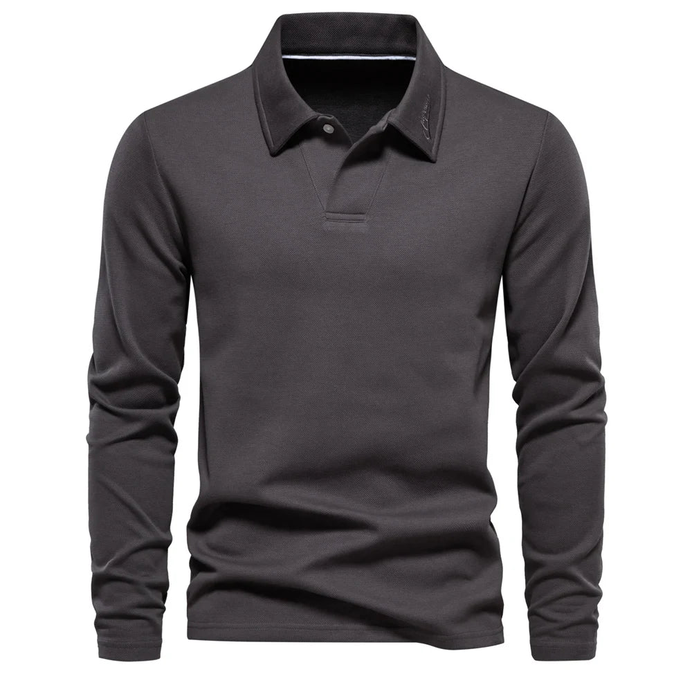 Men's Sweater with Soft Knit Fabric for Versatile Styling – Modern Classic Design in Elegant Neutral Color 7