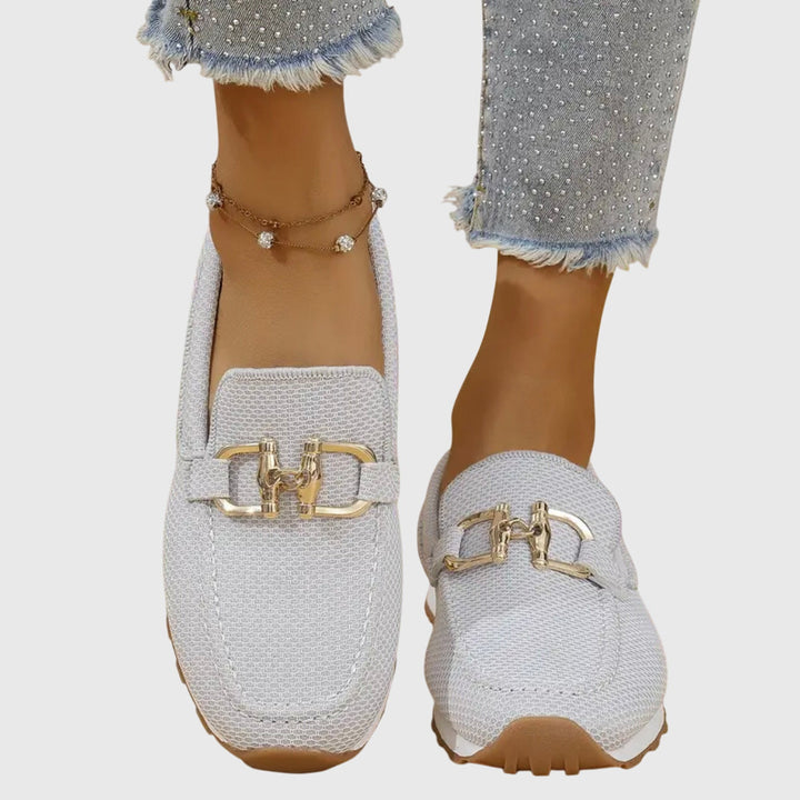 Orthopedic loafers for women featuring ergonomic support, slip-on design, and made from soft breathable material for comfort and style. 8