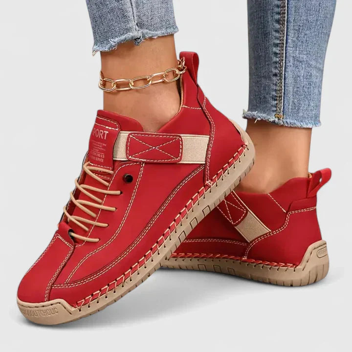 Orthopedic sneakers featuring soft cushioning and arch support, designed for comfort and everyday wear, ideal for promoting foot health. 5