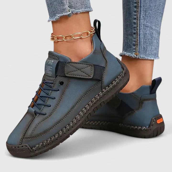Orthopedic sneakers featuring soft cushioning and arch support, designed for comfort and everyday wear, ideal for promoting foot health. 8