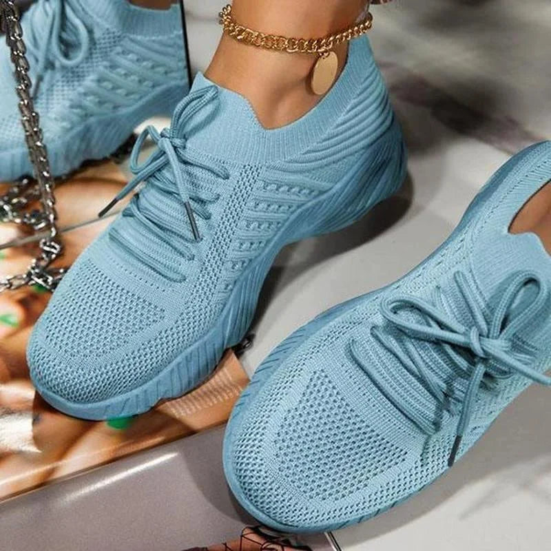 Orthopedic walking sneakers for women featuring breathable mesh and a lightweight design, ideal for all-day walking and standing comfort. 6