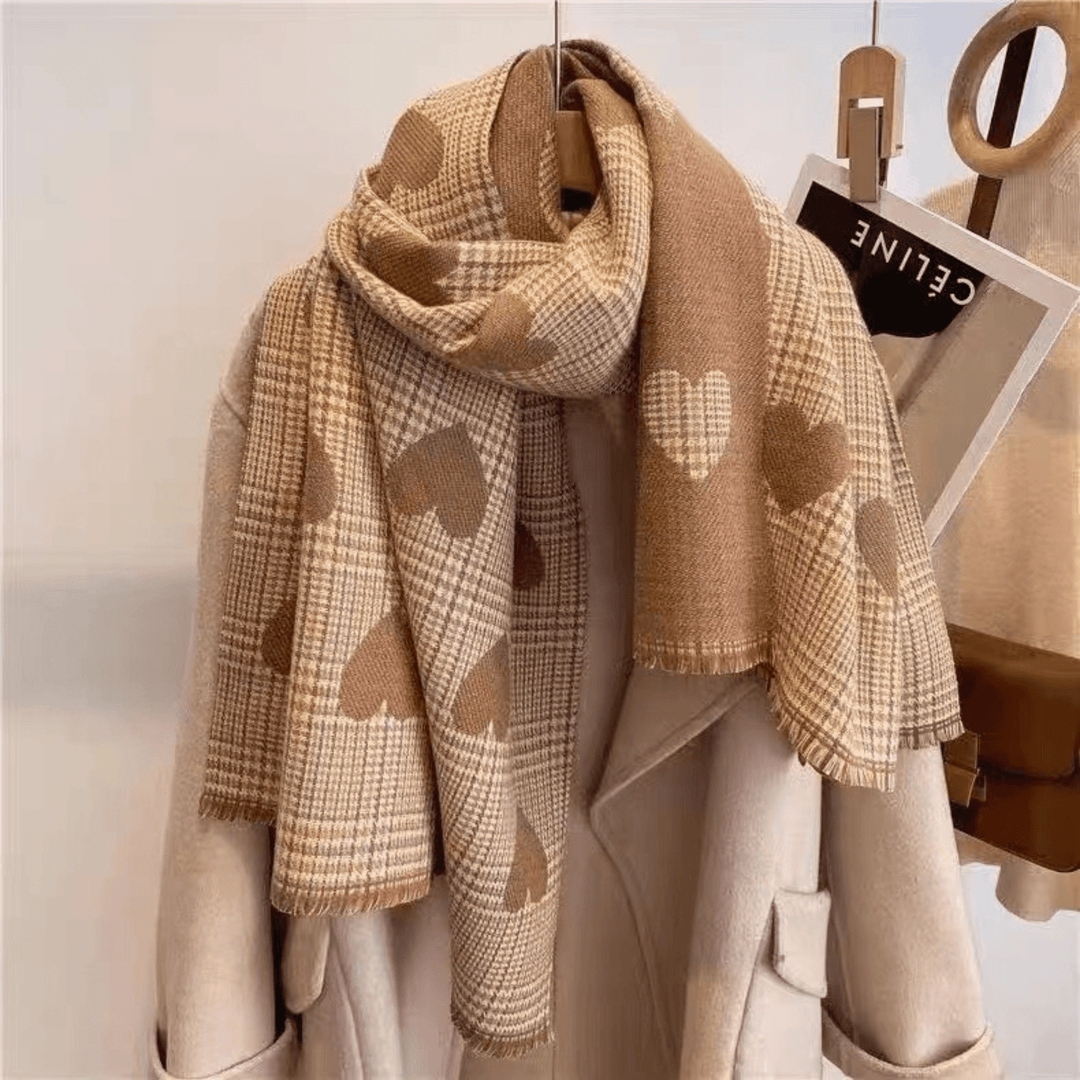 Reversible Plaid Scarf with Tassels – Lightweight Cozy Winter Accessory – Soft Fabric Blend 7