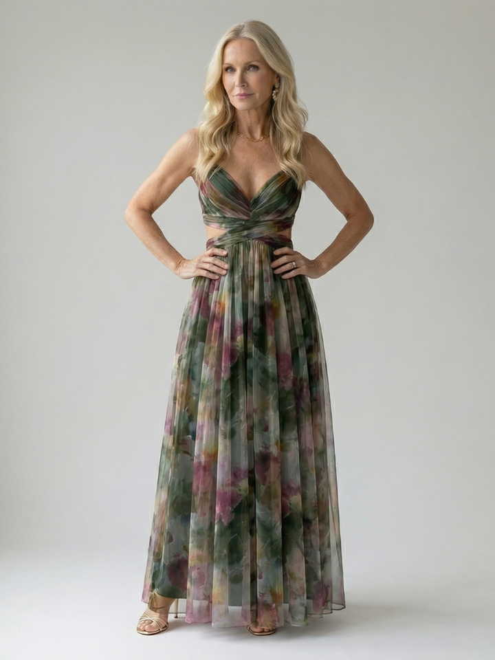 Soft Wrap Maxi Dress with Flowing Skirt – Lightweight Sleeveless Design – Casual Summer Style 8