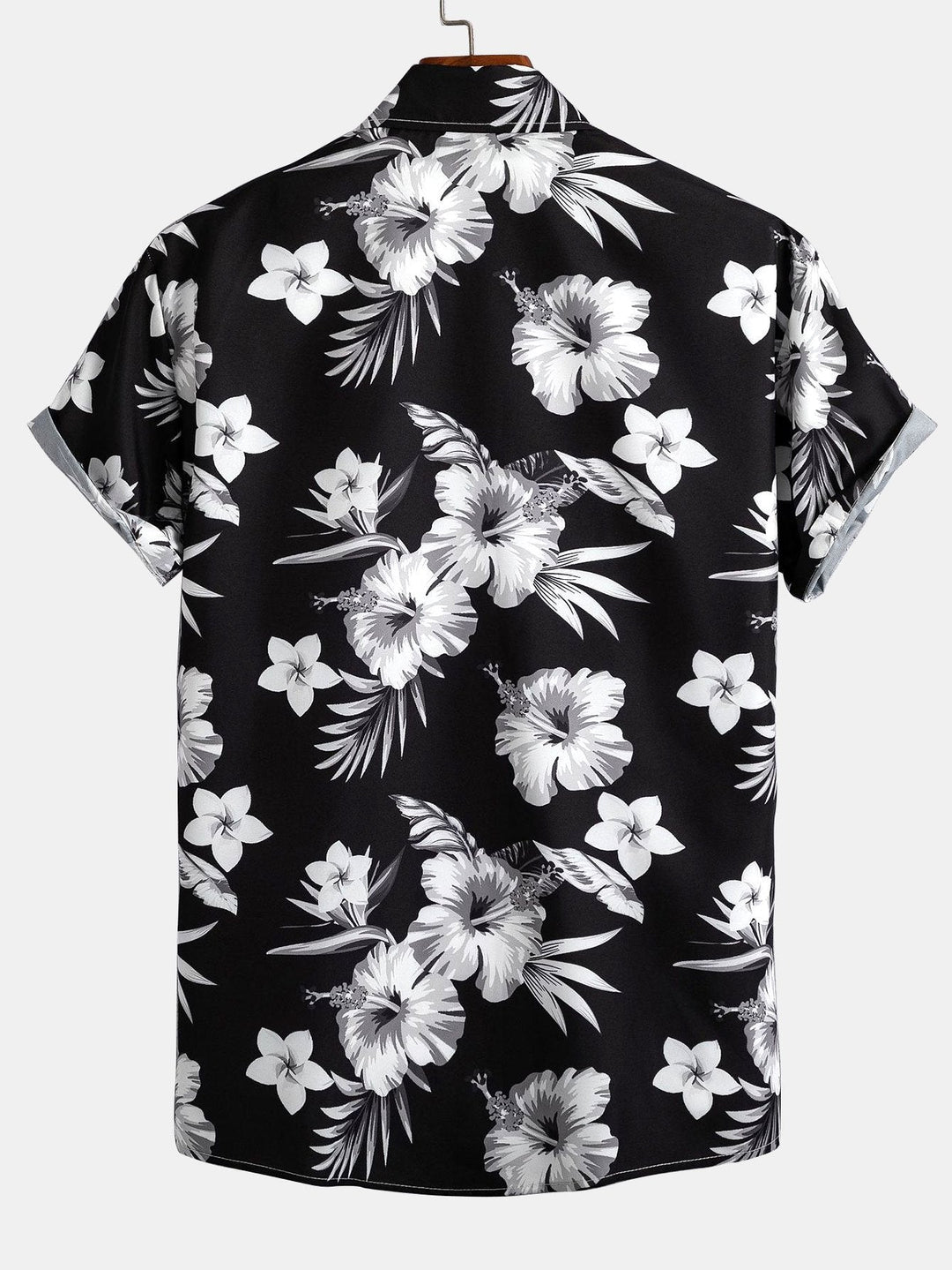 Tropical Floral Print Shirt and Swim Shorts Set – Quick Dry Polyester – Unique Pattern Design 5