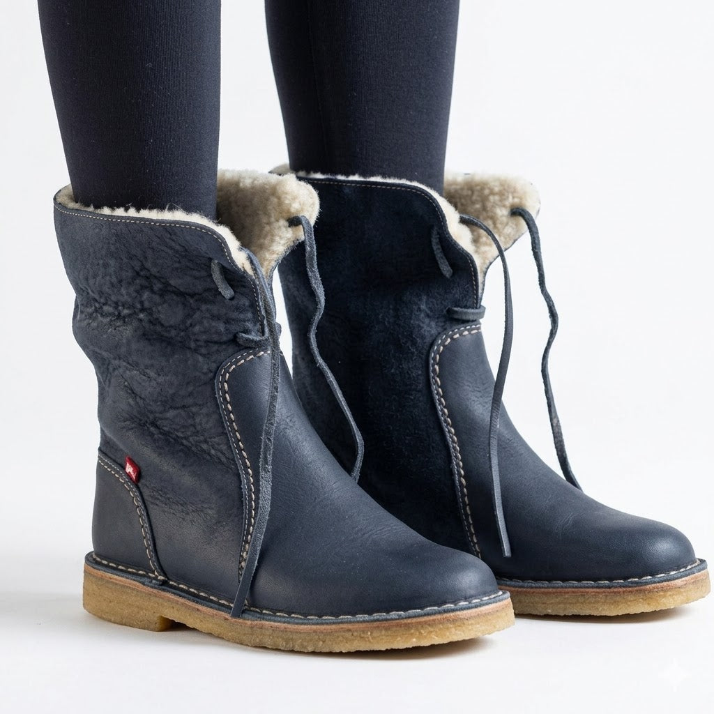 Waterproof Winter Boots Women with Fur-Lined Interior – Cozy Slip-On Design for Cold Weather 0