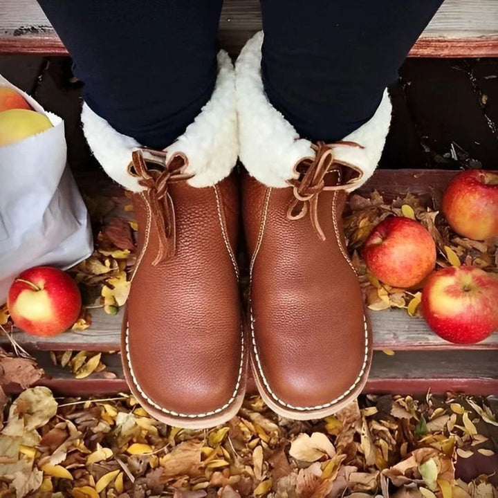 Waterproof Winter Boots Women with Fur-Lined Interior – Cozy Slip-On Design for Cold Weather 8