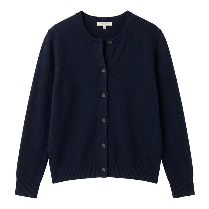 Women's Cashmere Cardigan with Button Front and Round Neck – Fitted Style for Versatile Layering 8