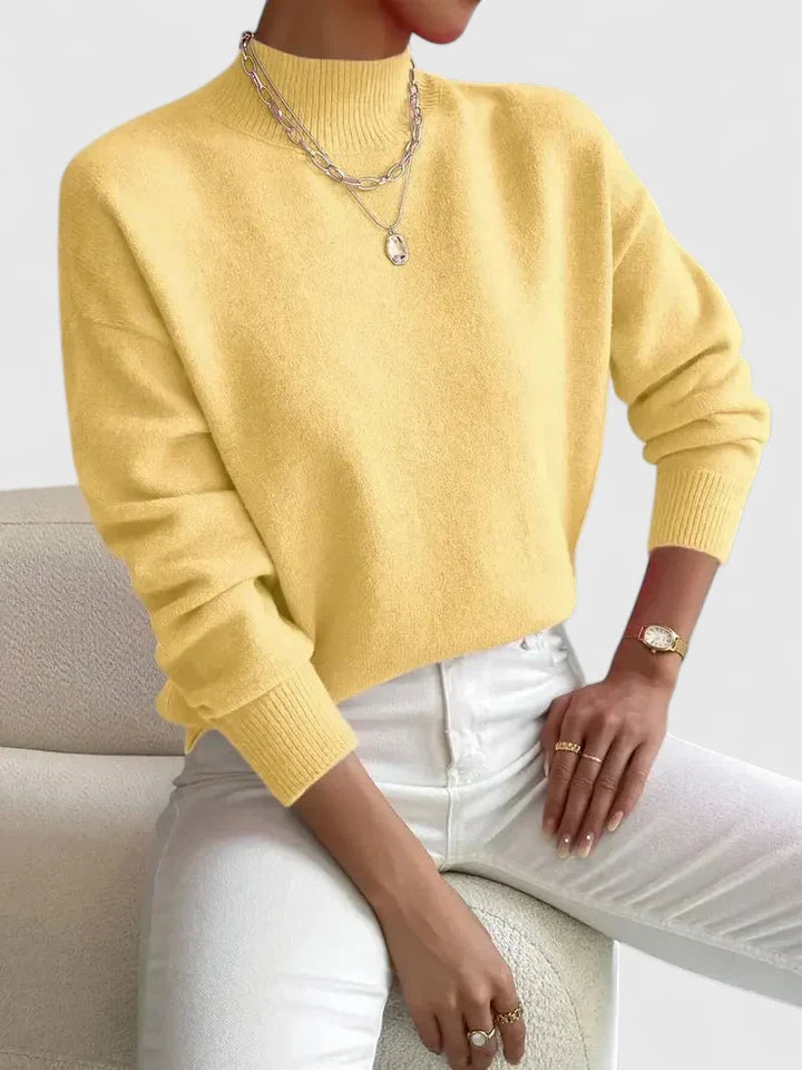 Women's Cashmere Turtleneck Sweater, Cozy Knit Design, Elegant Black Color for Timeless Style 2
