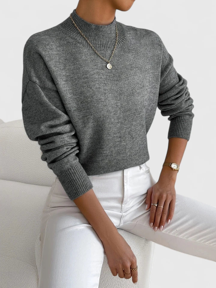 Women's Cashmere Turtleneck Sweater, Cozy Knit Design, Elegant Black Color for Timeless Style 3