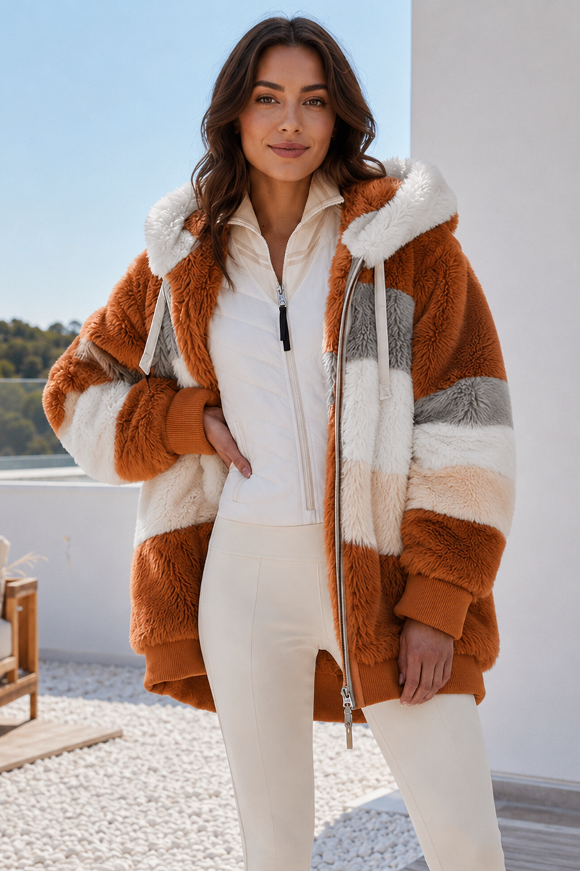 Women's hoodie cardigan featuring soft fabric and a relaxed fit, perfect for cozy casual layering in any season. 1