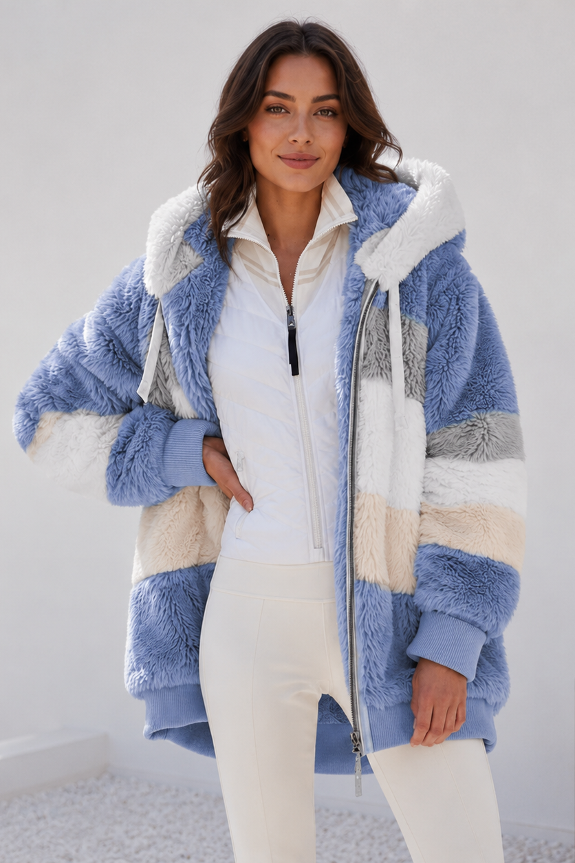 Women's hoodie cardigan featuring soft fabric and a relaxed fit, perfect for cozy casual layering in any season. 4