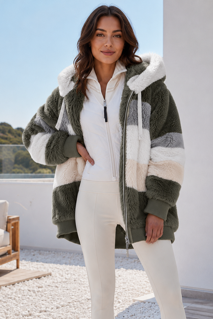 Women's hoodie cardigan featuring soft fabric and a relaxed fit, perfect for cozy casual layering in any season. 9