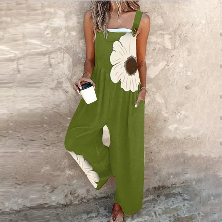 Women's Overalls with Adjustable Straps + Loose Fit Wide Legs + Lightweight Fabric + Casual Everyday Style 4