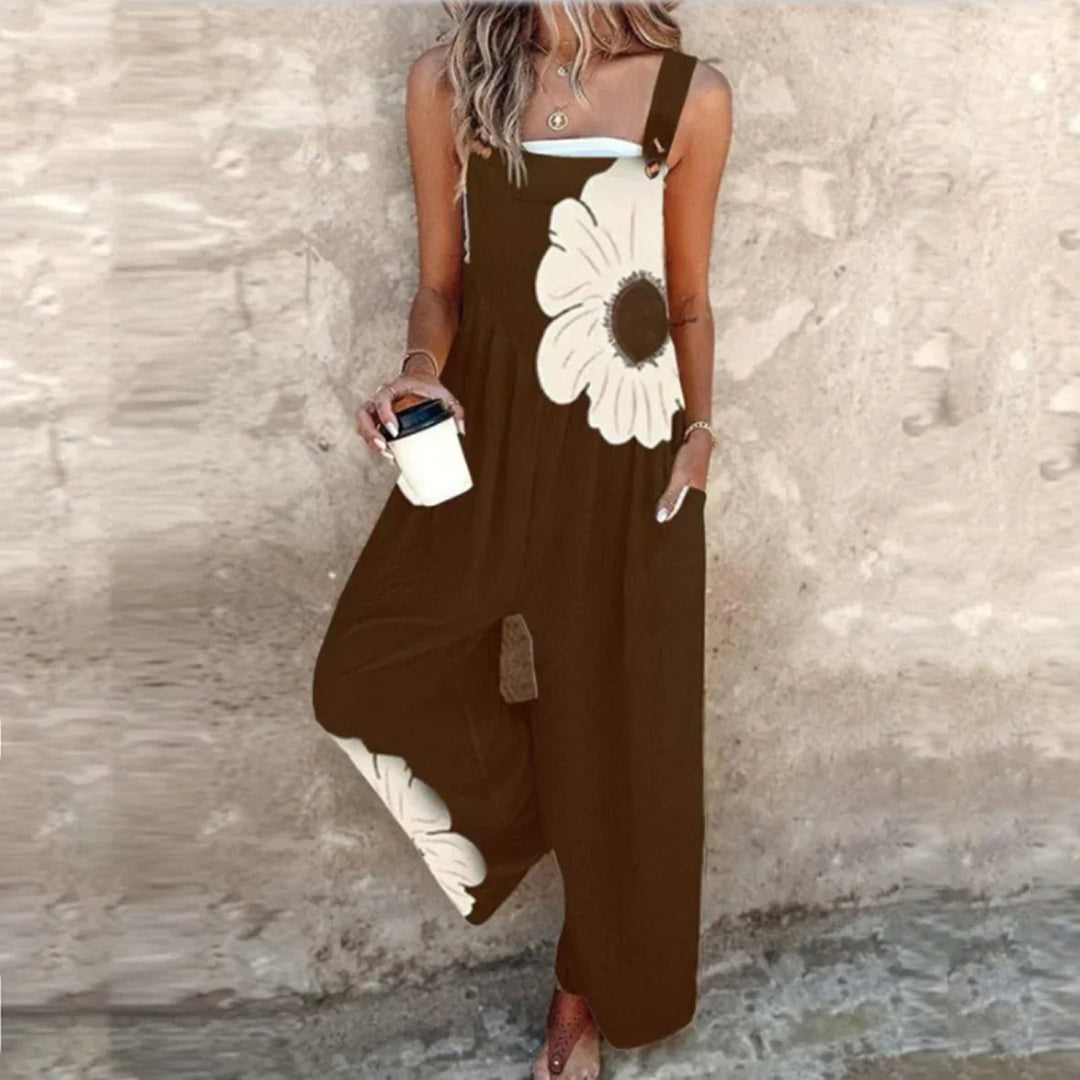 Women's Overalls with Adjustable Straps + Loose Fit Wide Legs + Lightweight Fabric + Casual Everyday Style 6