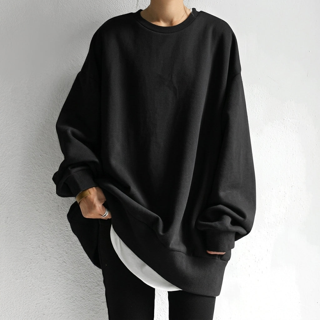 Women's Oversized Sweater Tunic with Long Sleeves – Cozy Drop Shoulder Design for Casual Comfort 0