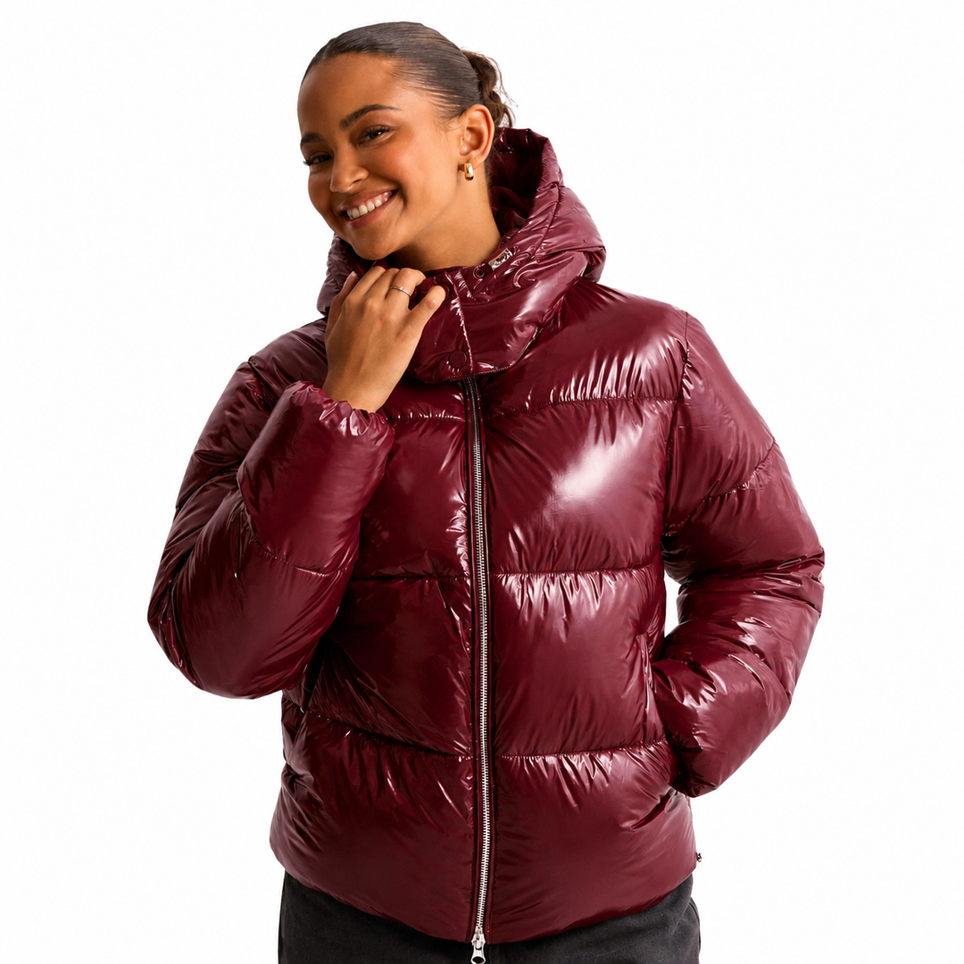 Women's Quilted Jacket with Removable Hood and Water-Repellent Fabric – Modern Design for Winter Coats Women 3