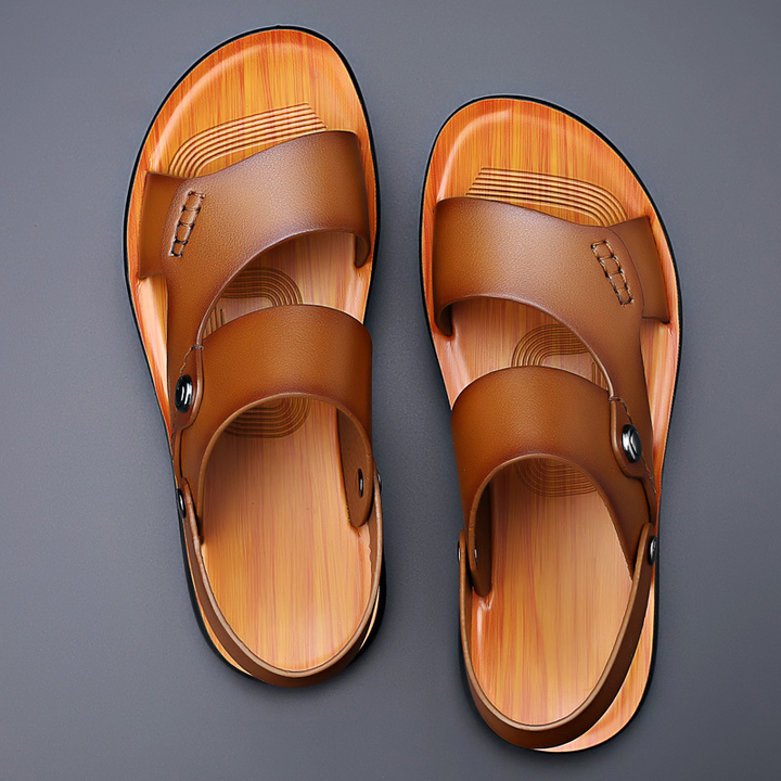 Women's sandals featuring a padded insole, crafted from lightweight vegan leather, designed for everyday comfort and style. 0