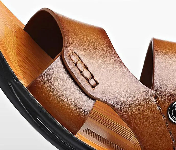 Women's sandals featuring a padded insole, crafted from lightweight vegan leather, designed for everyday comfort and style. 4