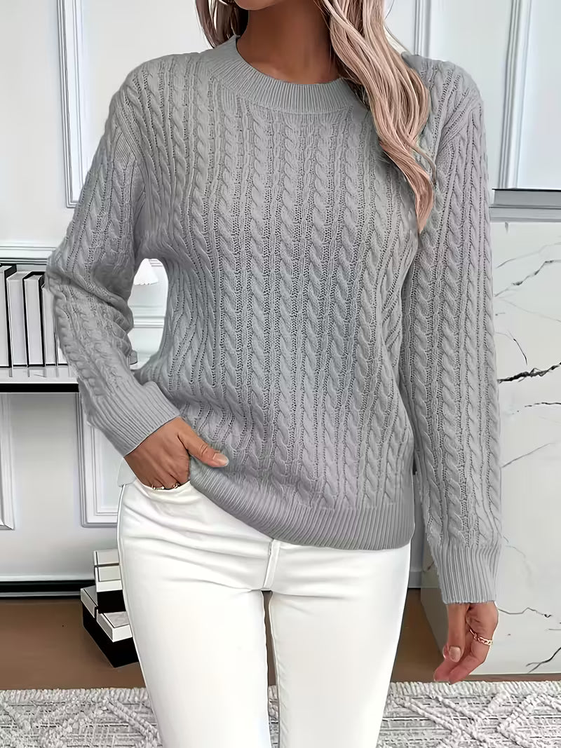 Women's Sweater for Cozy Everyday Wear – Minimalist Lightweight Design in Green 10
