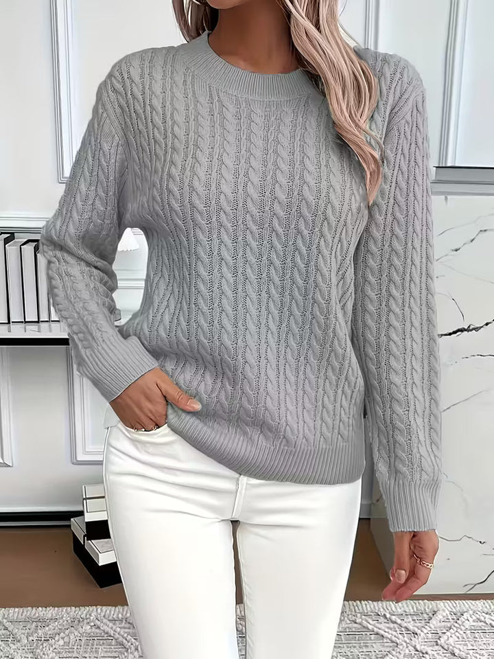 Women's Sweater for Cozy Everyday Wear – Minimalist Lightweight Design in Green 10