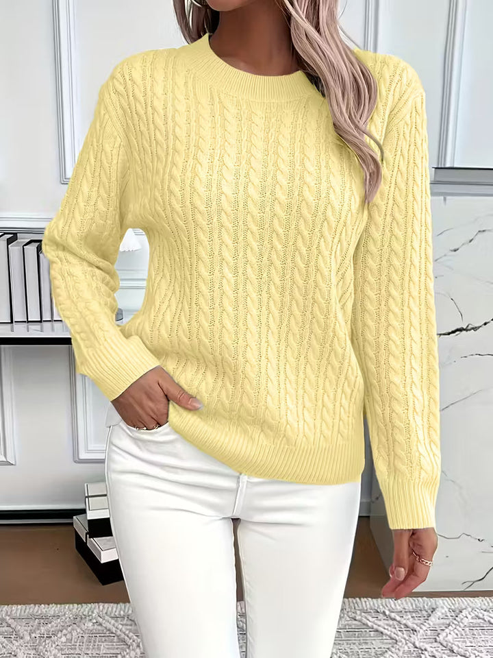 Women's Sweater for Cozy Everyday Wear – Minimalist Lightweight Design in Green 12