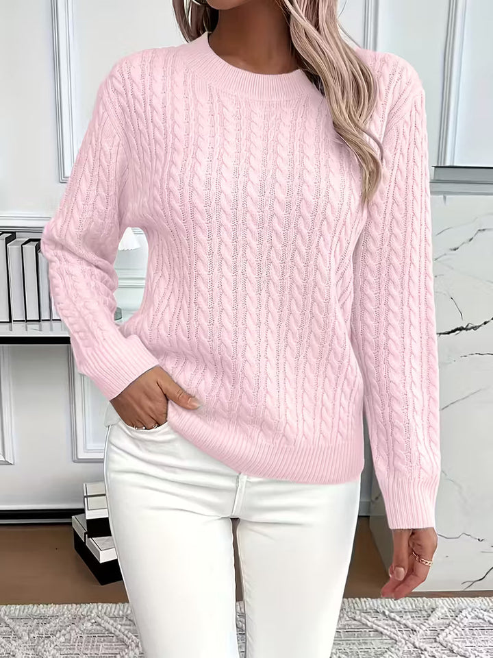 Women's Sweater for Cozy Everyday Wear – Minimalist Lightweight Design in Green 9