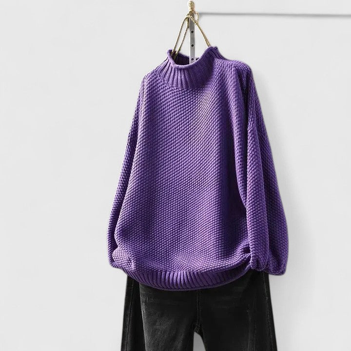 Women's Sweater with Cozy Knit Design – Soft Versatile Pullover for Winter Comfort 10