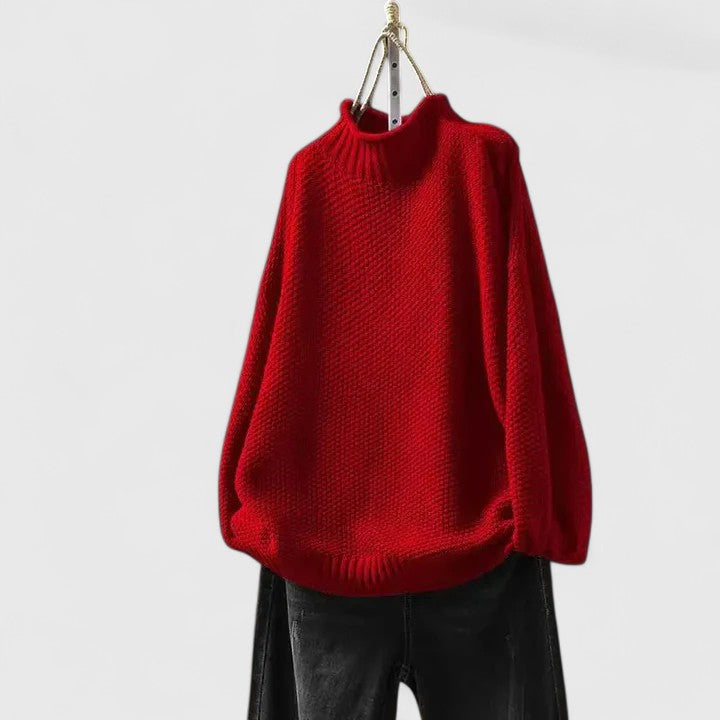 Women's Sweater with Cozy Knit Design – Soft Versatile Pullover for Winter Comfort 11