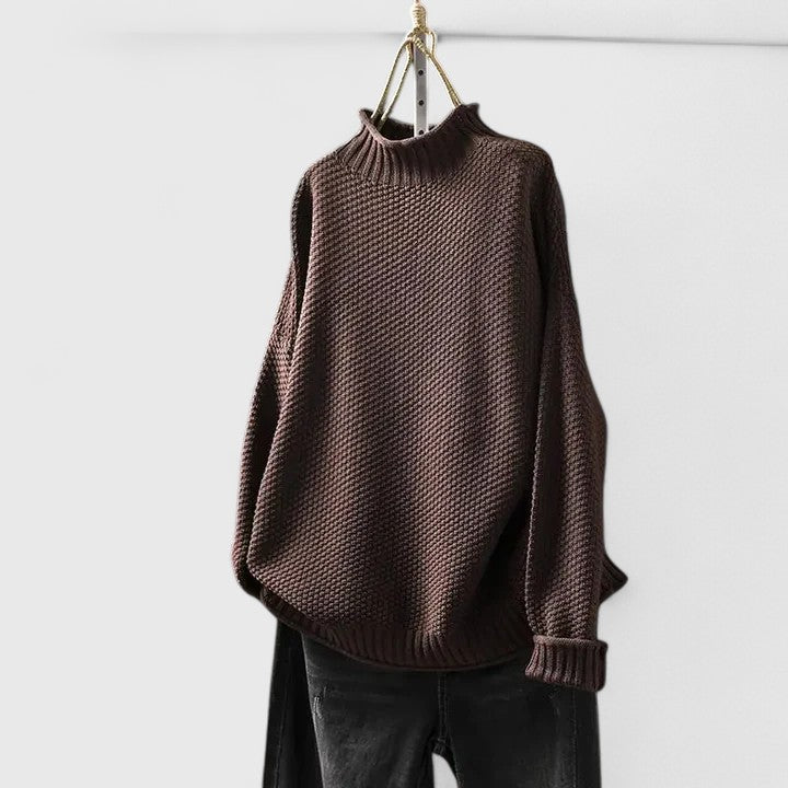 Women's Sweater with Cozy Knit Design – Soft Versatile Pullover for Winter Comfort 5