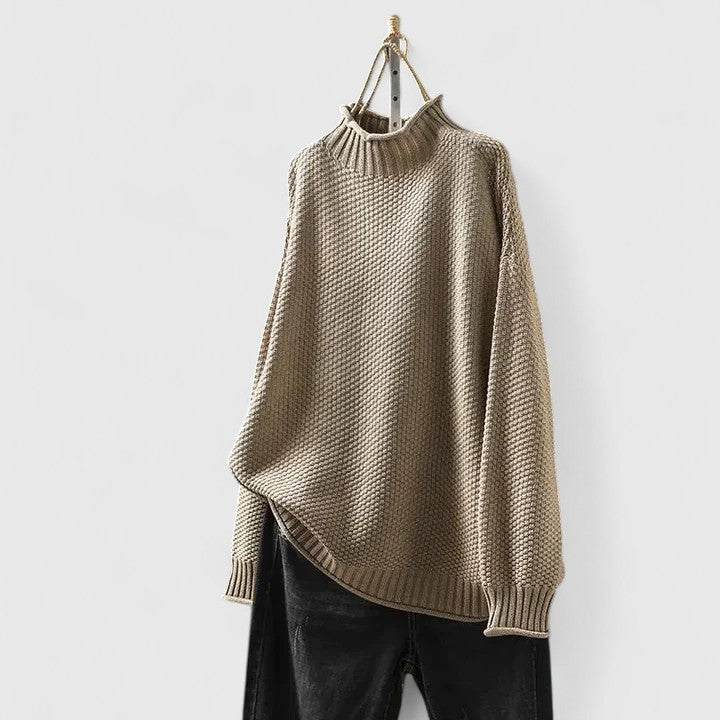 Women's Sweater with Cozy Knit Design – Soft Versatile Pullover for Winter Comfort 6