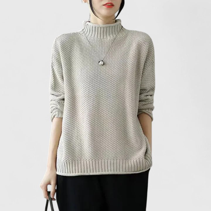 Women's Sweater with Cozy Knit Design – Soft Versatile Pullover for Winter Comfort 9