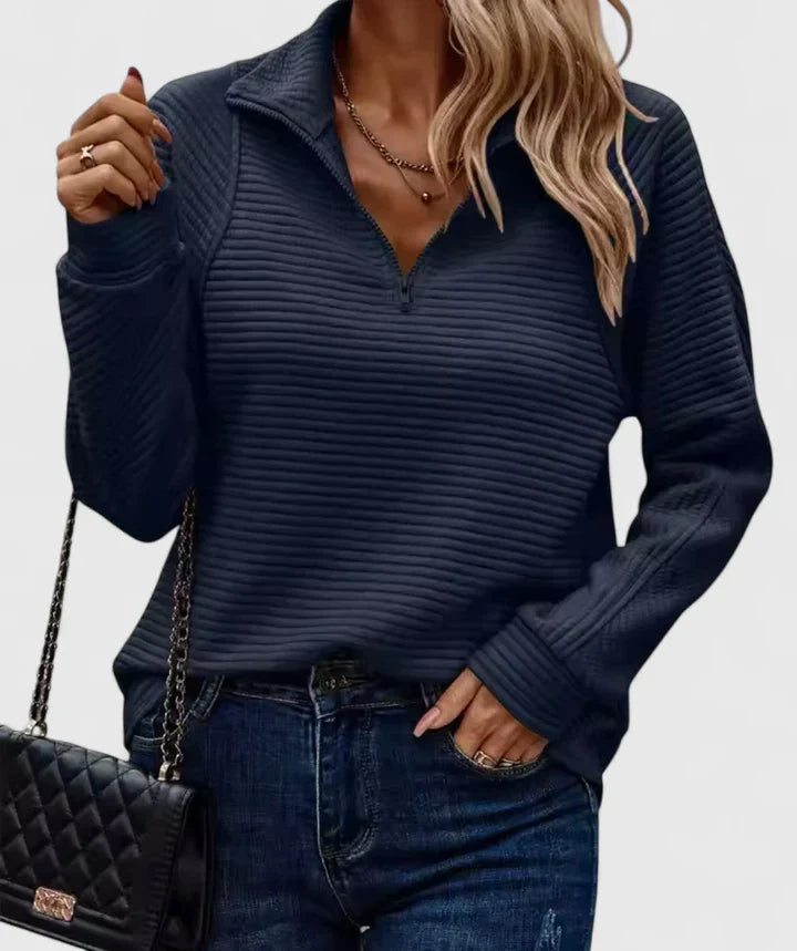Women's Sweater with Flattering Fit and Soft Comfort – Elegant Timeless Design in Pink 1