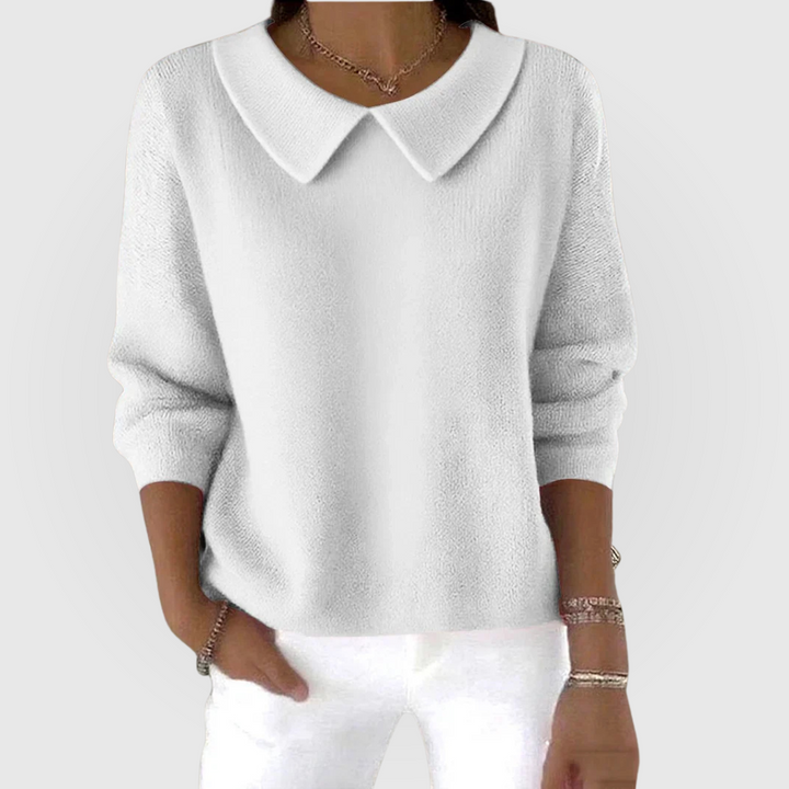 Women's Sweater with Relaxed Fit and Timeless Design – Comfortable Green Everyday Wear 2