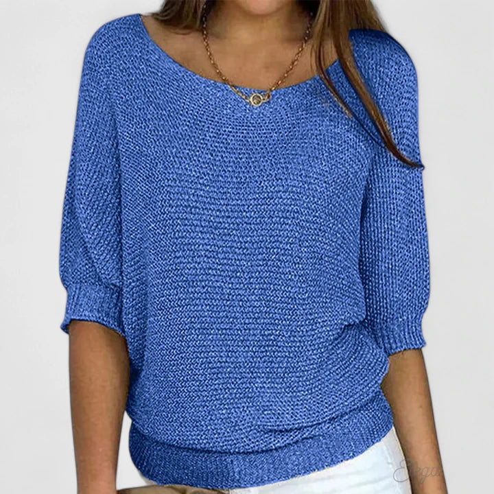 Women's Sweater with Soft Comfort and Timeless Design – Versatile Green Knit for Everyday Wear 3