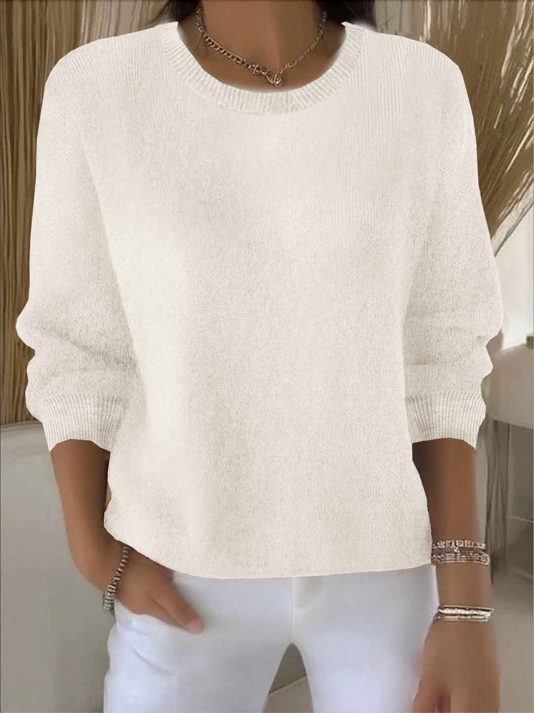 Women's Sweater with Soft Warmth and Elegant Design – Cozy Everyday Style in Yellow 2