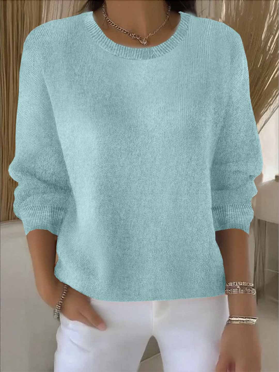 Women's Sweater with Soft Warmth and Elegant Design – Cozy Everyday Style in Yellow 6