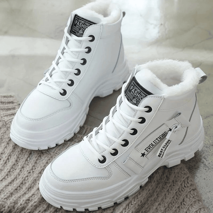 Women's Waterproof Insulated Snow Boots with Anti-Slip Sole – Modern Design for Winter Adventures 1