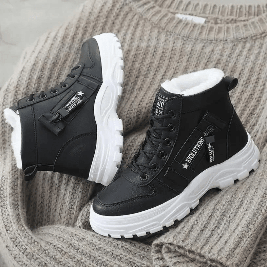 Women's Waterproof Insulated Snow Boots with Anti-Slip Sole – Modern Design for Winter Adventures 2